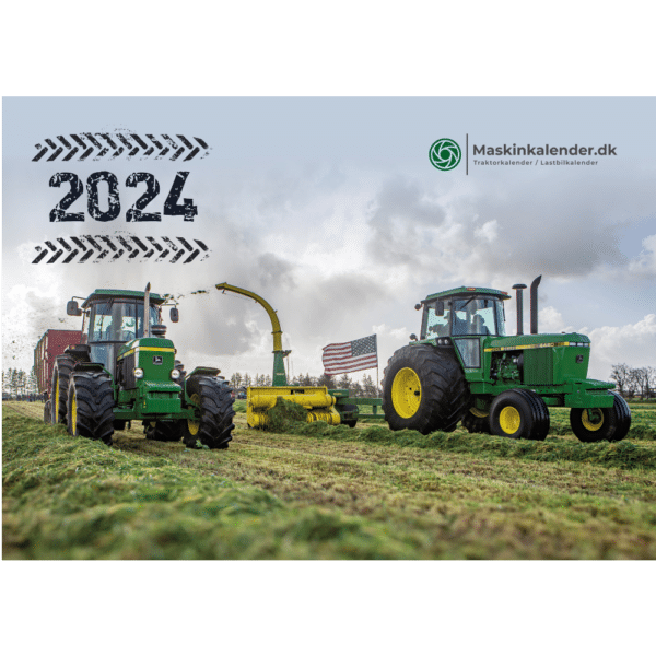 Forside Traktorkalender 2024-John Deere