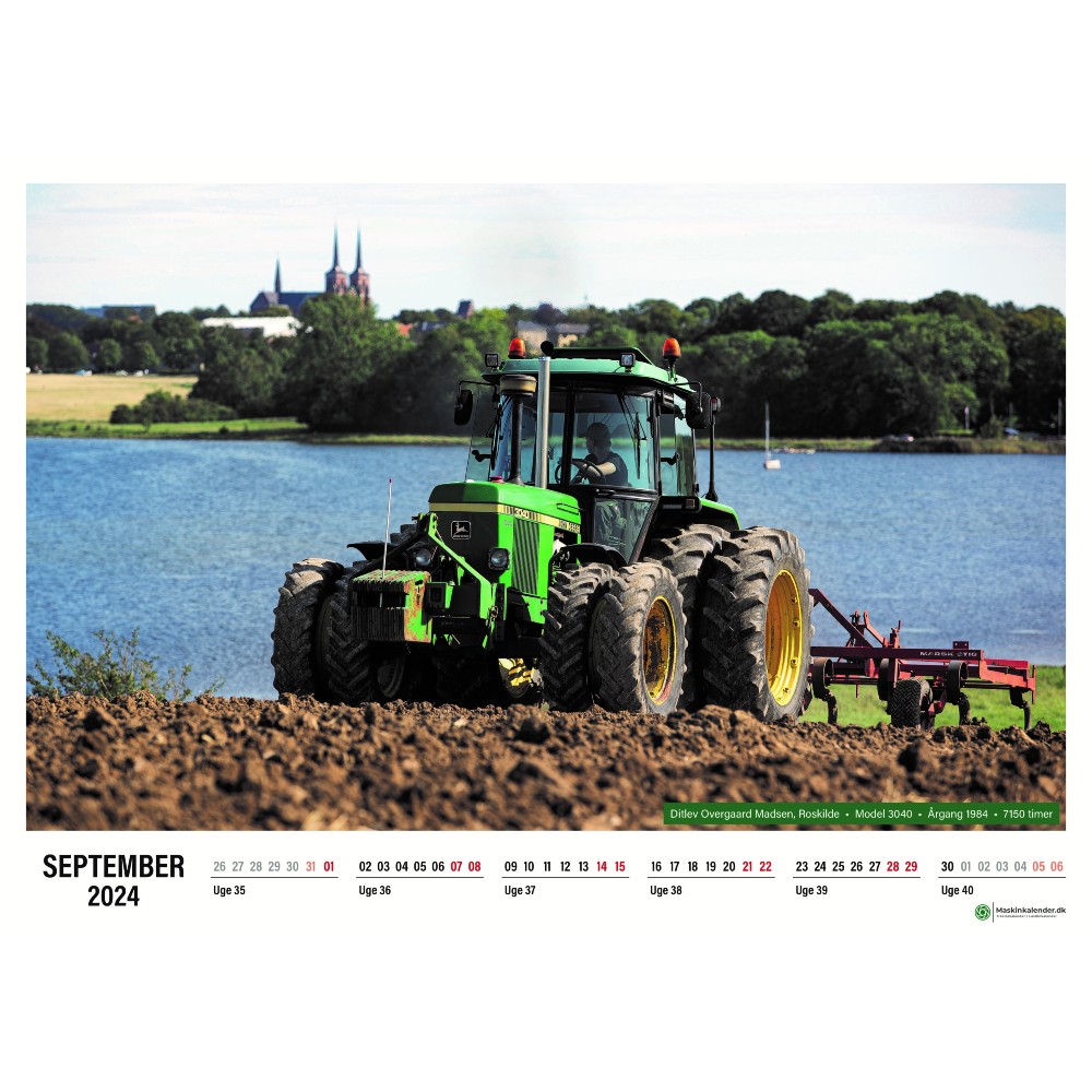 Traktorkalender John Deere kalender 2024. Se Mere Her