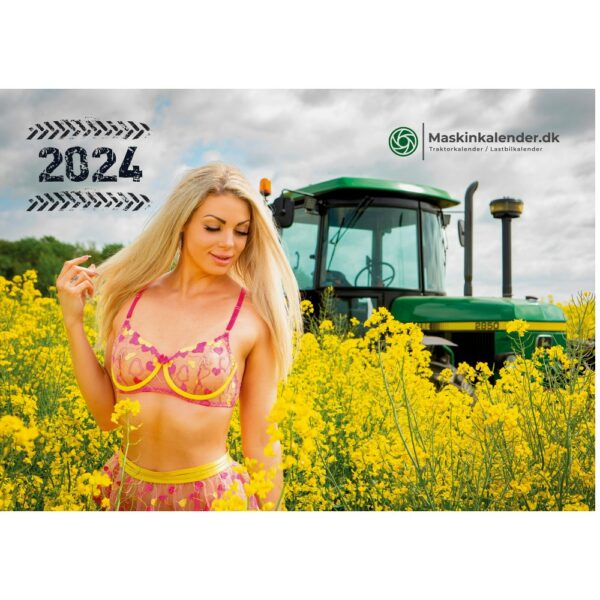 Forside John Deere værkstedskalender 2024