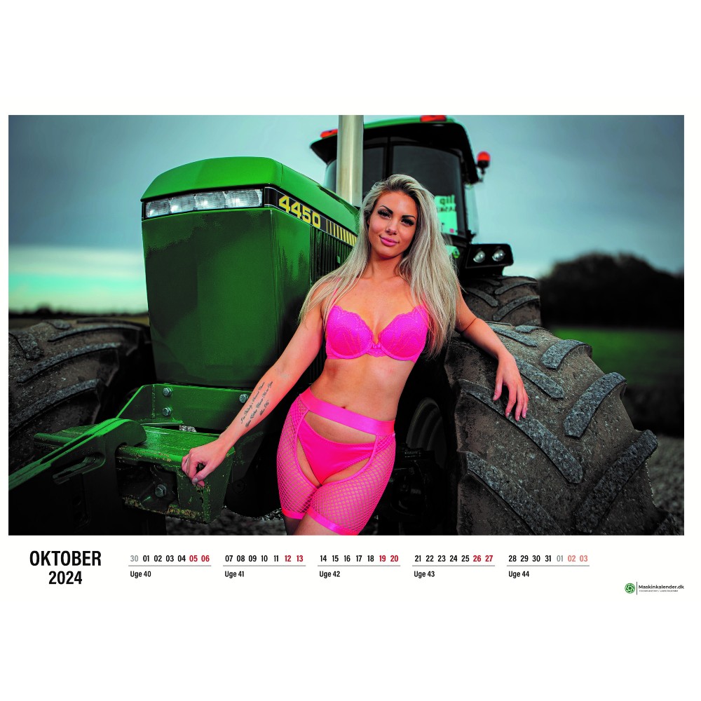 Traktorkalender John Deere kalender 2024. Se Mere Her